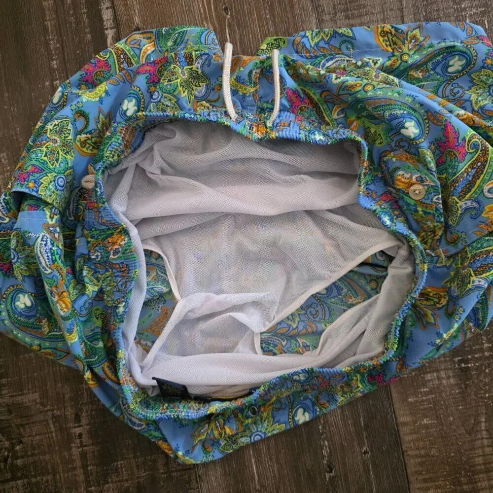 Polo Ralph Lauren Men's Swim Shorts Trunks Tropical Floral Paisley Size XXL